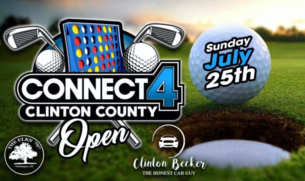 Connect 4 Clinton County Open flyer
